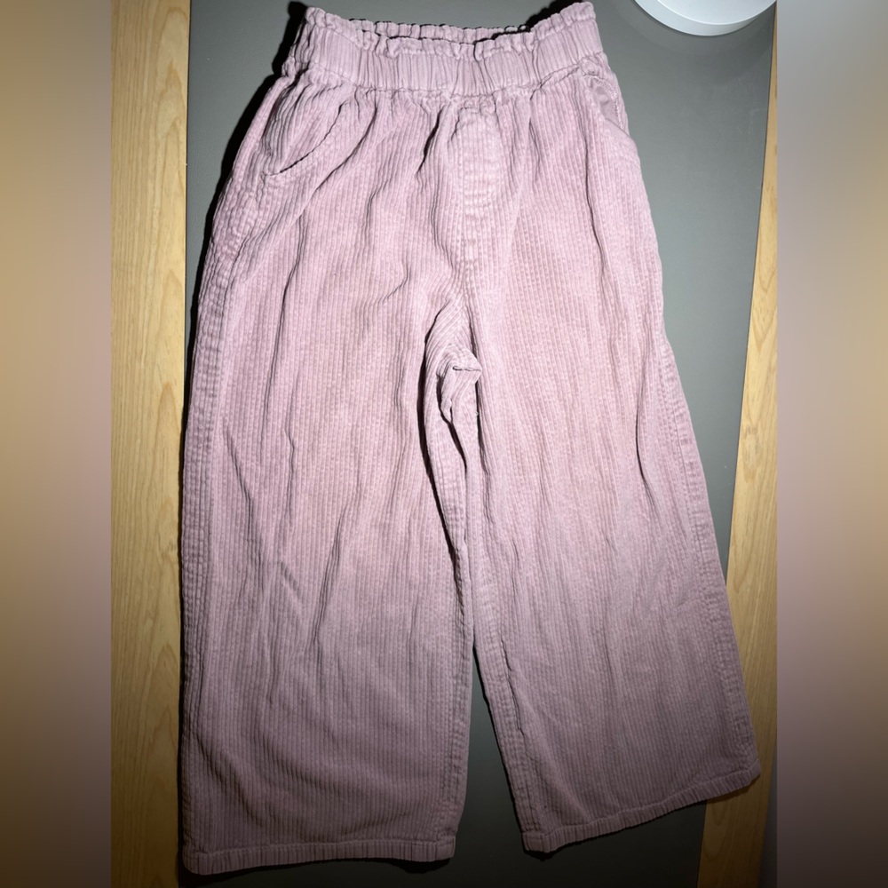 Mango Lilac Textured Pants